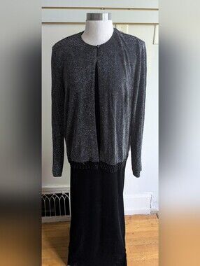 r&m richards womens chiffon beaded dress with jacket R&M Richards | Dresses | Rm Richards Women 8 Pink Beaded Embroidered Dress Jacket Set 2pc Formal 6146